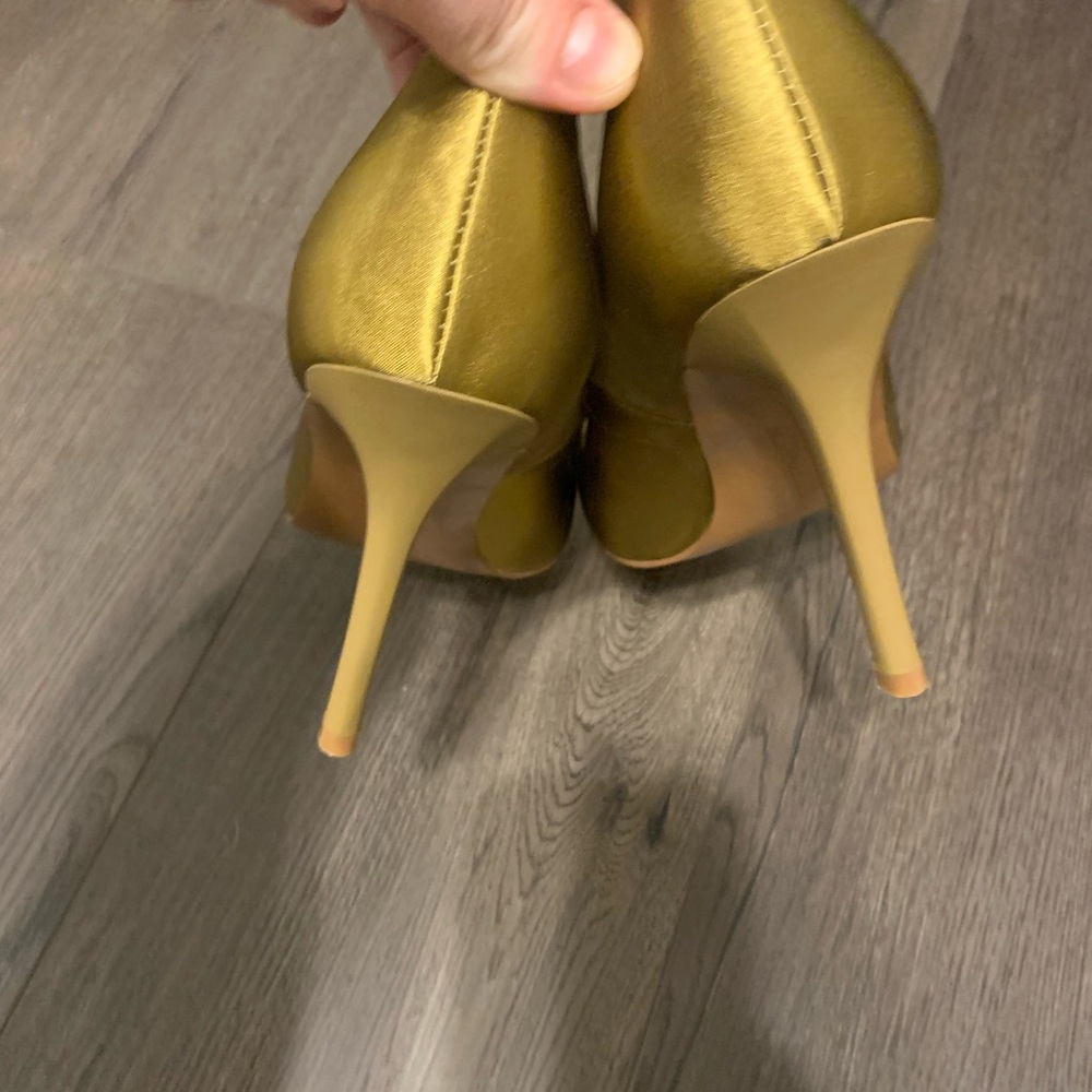 Cult of Coquette olive green Pointed toe pumps - Picture 5 of 6